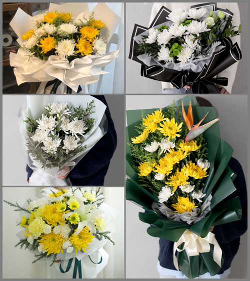 广东清远市佛冈县龙山镇浮良村白事花束代送